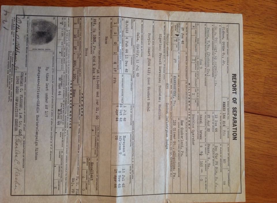 scanned record
