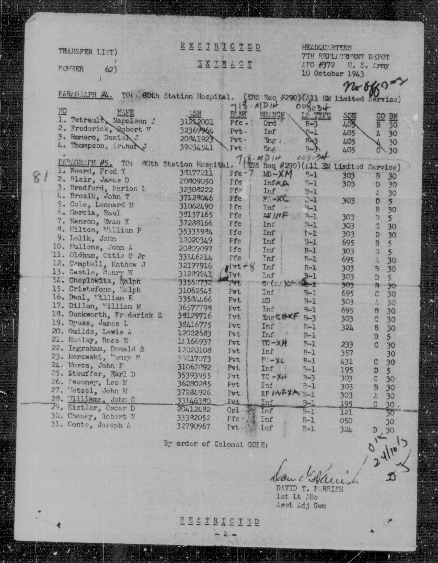 scanned record